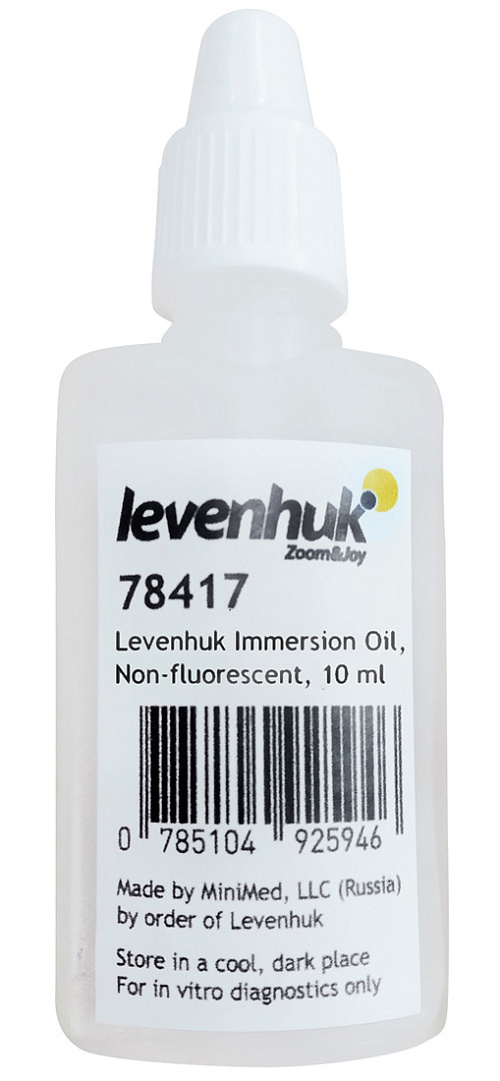 obraz Olejek immersyjny Levenhuk, niefluorescencyjny, 10 ml