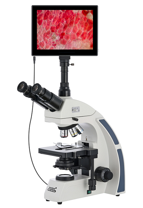obraz Trójokularowy mikroskop cyfrowy Levenhuk MED D40T LCD