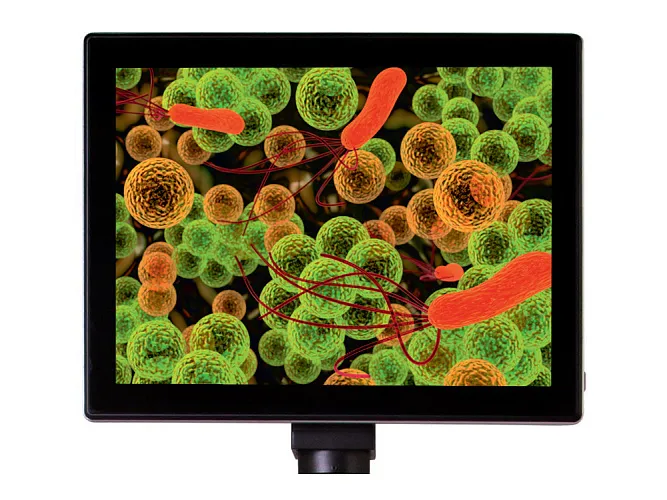 foto Aparat cyfrowy fotograficzny Levenhuk MED 5M z wyświetlaczem LCD 9,4" do mikroskopów