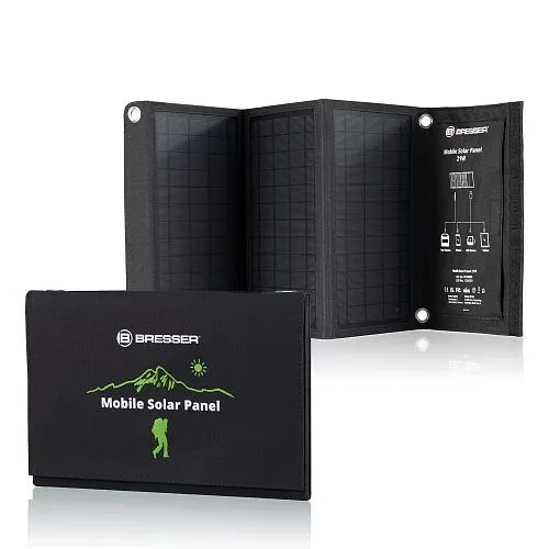foto Przenośna ładowarka słoneczna Bresser 21 W z przyłączem USB,  1