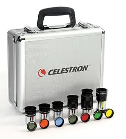 obraz Zestaw okularów i filtrów Celestron 1,25"