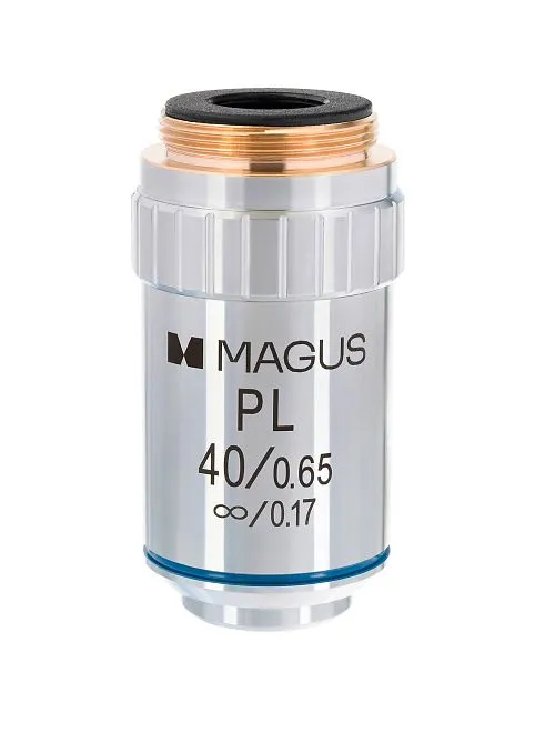 obraz Obiektyw planarny z korekcją do nieskończoności MAGUS MP40 40x/0,65 ∞/0,17