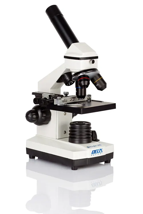 zdjęcie Mikroskop Delta Optical BioLight 200 z dodatkowym zasilaczem + ząb rekina