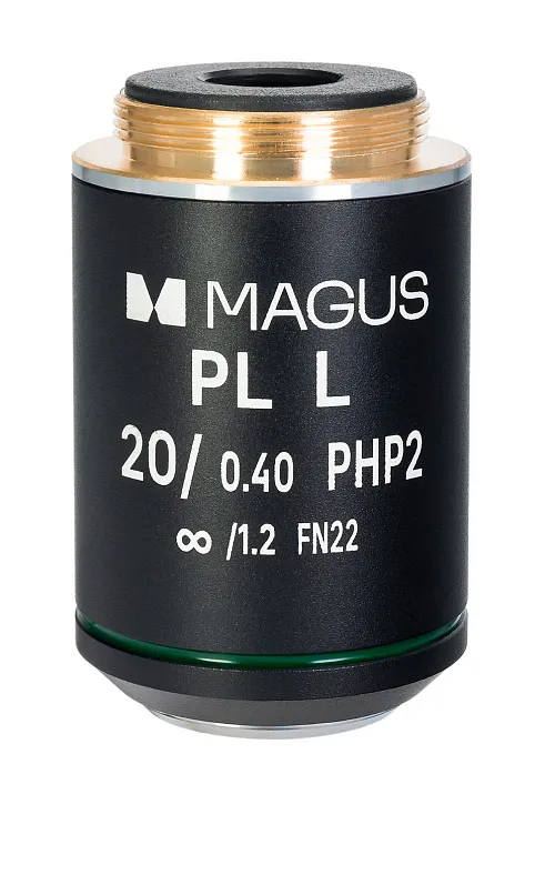 foto Obiektyw MAGUS 20HP 20х/0,40 Plan L phase PHP2 ∞/ 1,2 WD 8,0 mm