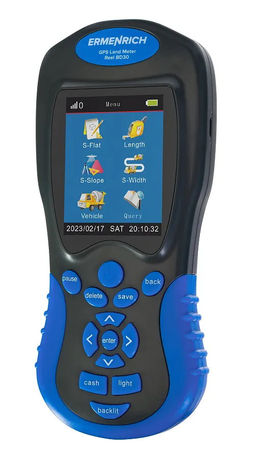 foto Miernik powierzchni gruntów z GPS Ermenrich Reel BD30, niebieski