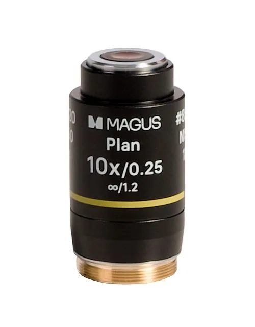 foto Obiektyw MAGUS 10PL60V Plan 10х/0,25 ∞/1,2 H60 mm,  1