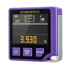 foto Poziomica cyfrowa z dalmierzem laserowym 3-w-1 Ermenrich Verk LQ60