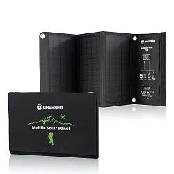 foto Przenośna ładowarka słoneczna Bresser 21 W z przyłączem USB