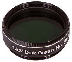 obraz Filtr ciemnozielony Explore Scientific N58A 1,25"