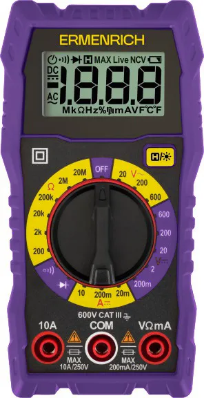 fotografia Uniwersalny miernik cyfrowy Ermenrich Zing TC07,  1