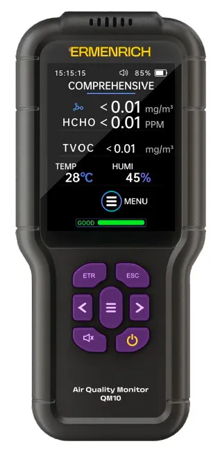 fotografia Miernik zanieczyszczenia powietrza Ermenrich QM10 ,  1