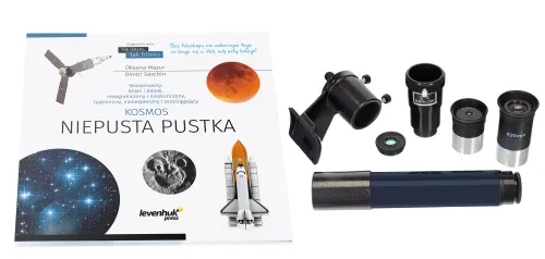 obraz Teleskop Levenhuk Discovery Spark 114 EQ z książką,  3