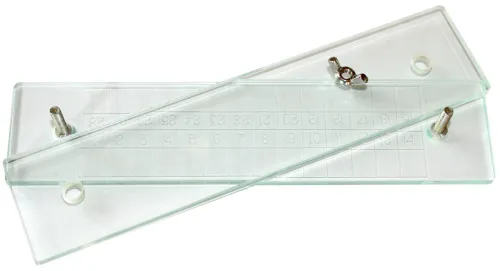 foto Ścisk szkiełkowy Levenhuk CR10 do badań na obecność włośnia krętego,  2