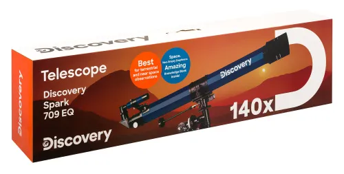 fotografia Teleskop Levenhuk Discovery Spark 709 EQ z książką,  15