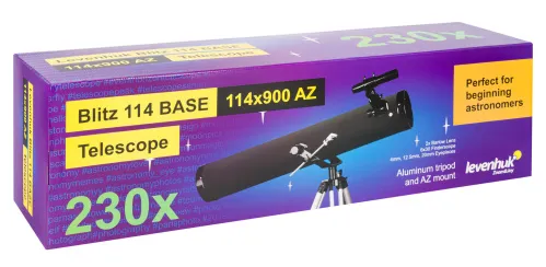 foto Teleskop Levenhuk Blitz 114 BASE,  12
