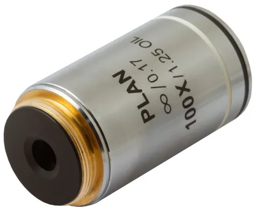 foto Obiektyw planarno-achromatyczny z korekcją do nieskończoności Levenhuk MED 100x,  3