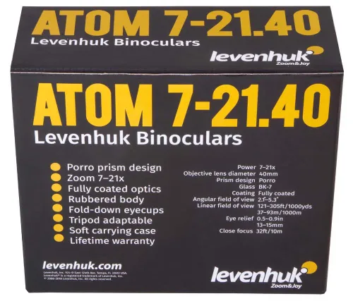 foto Lornetka Levenhuk Atom 7–21x40,  12