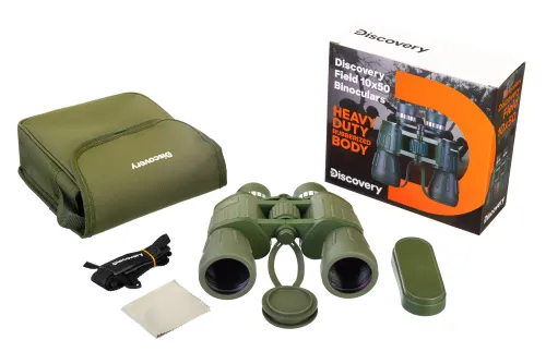 obraz Lornetka Levenhuk Discovery Field 10x50,  4