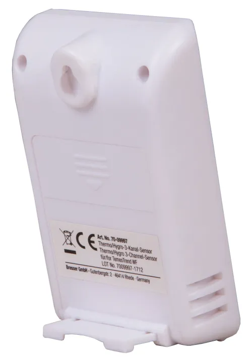 fotografia Zewnętrzny 3-kanałowy czujnik temperatury/wilgotności Bresser do stacji meteorologicznych,  3