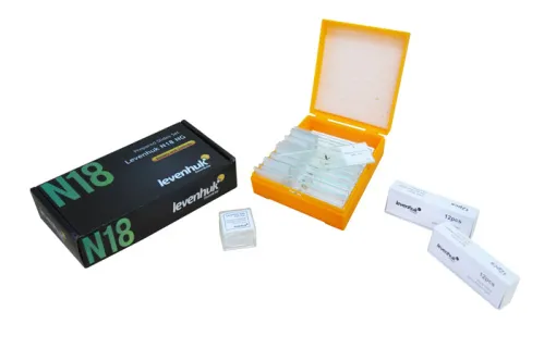 zdjęcie Zestaw gotowych preparatów Levenhuk N18 NG,  2