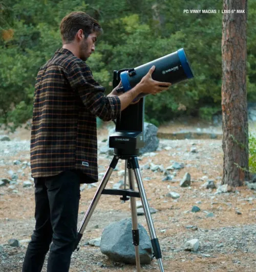 fotografia Teleskop Meade LX65 6" MAK,  8