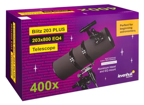 zdjęcie Teleskop Levenhuk Blitz 203 PLUS,  12