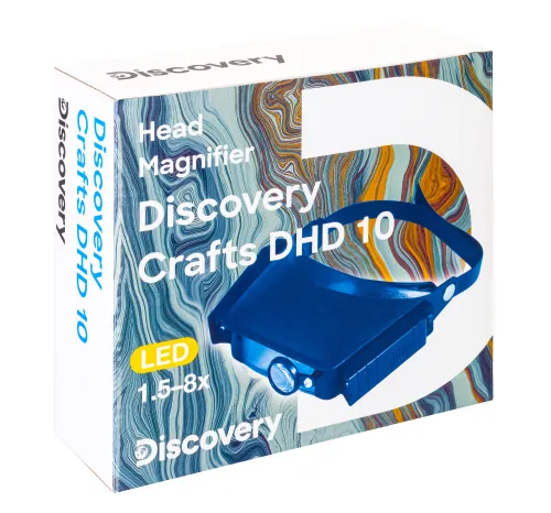 foto Lupa nagłowna Levenhuk Discovery Crafts DHD 10,  10