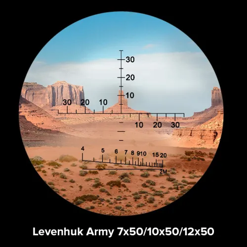 foto Lornetka Levenhuk Army 7x50 z celownikiem,  4