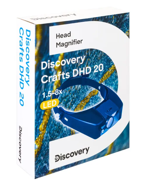 foto Lupa nagłowna Levenhuk Discovery Crafts DHD 20,  10