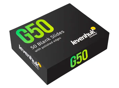 obraz Szkiełka podstawowe Levenhuk G50, 50 sztuk,  2