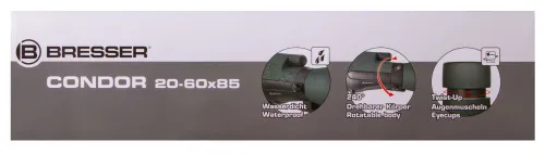 foto Luneta Bresser Condor 20-60x85,  18