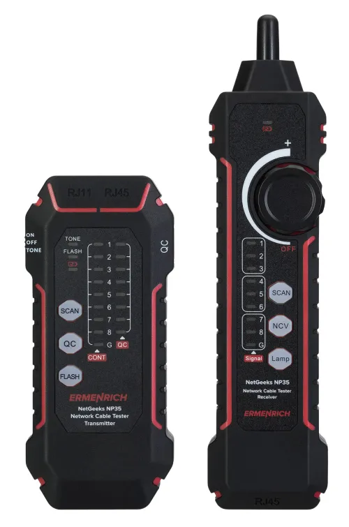 foto Tester przewodów sieciowych Ermenrich NetGeeks NP35,  3