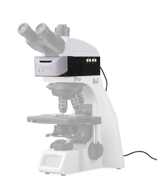 zdjęcie Przystawka epi-fluorescencyjna MAGUS Epi-FL04M LED, kostki z filtrem fluorescencyjnym B/G/UV,  12