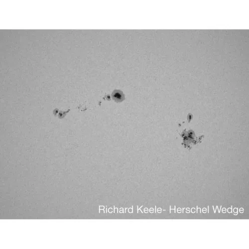 fotografia Klin Herschela załamujący białe światło słoneczne Meade,  7