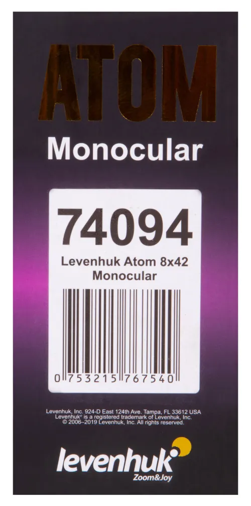 foto Monokular Levenhuk Atom 8x42,  14