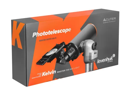 foto Fototeleskop Levenhuk Kelvin MAK90 AZ GOTO Wi-Fi ,  16