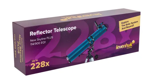 zdjęcie Teleskop Levenhuk New Skyline PLUS 114/900 EQ1,  13