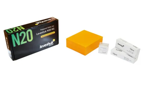 obraz Zestaw gotowych preparatów Levenhuk N20 NG,  6