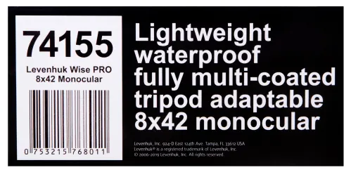 fotografia Monokular Levenhuk Wise PRO 8x42,  14