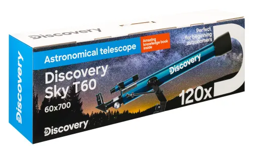 fotografia Teleskop Levenhuk Discovery Sky T60 z książką,  15