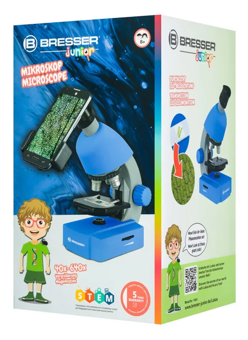 fotografia Mikroskop Bresser Junior 40x-640x,  12