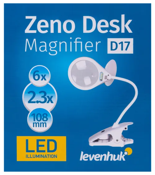 foto Lupa Levenhuk Zeno Desk D17,  12