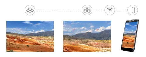 obraz Cyfrowy fotomonokular Levenhuk Kelvin Snap 8x25,  7