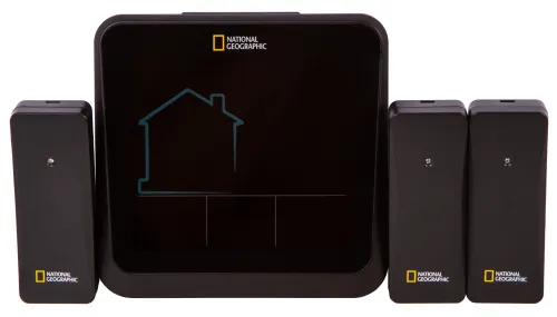 obraz Kolorowa stacja meteorologiczna Bresser National Geographic VA z 3 czujnikami zewnętrznymi,  4