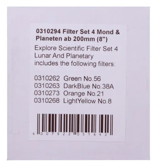 zdjęcie Zestaw filtrów Explore Scientific N4,  6