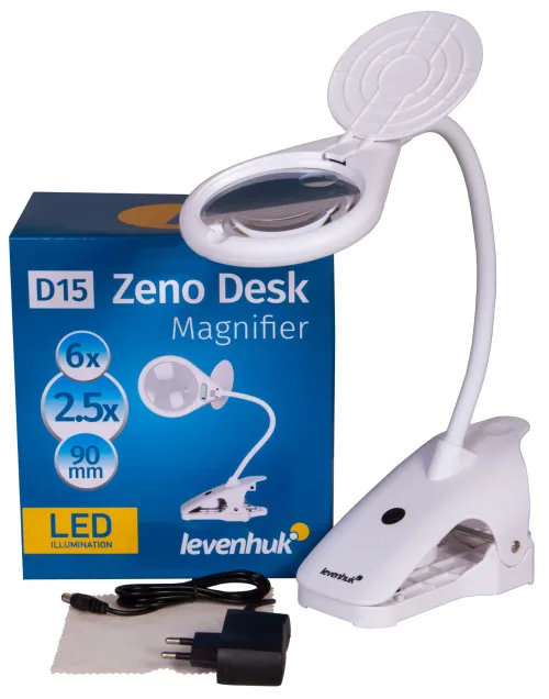 fotografia Lupa Levenhuk Zeno Desk D15,  2