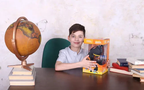 foto Mikroskop Bresser National Geographic 40–640x z adapterem do smartfona,  9