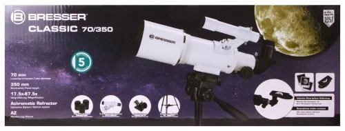 fotografia Teleskop Bresser Classic 70/350 AZ,  16