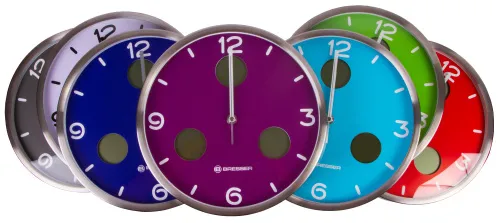 fotografia Zegar ścienny Thermo/Hygro Optus MyTime Bresser MyTime io NX 30 cm, biały,  11