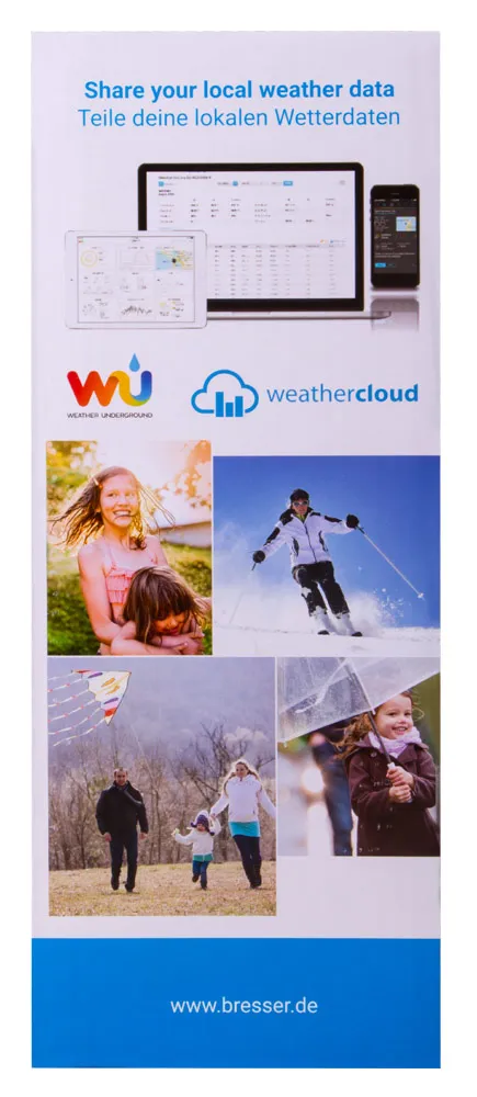 foto Stacja meteorologiczna Bresser 5-in-1 Wi-Fi z kolorowym wyświetlaczem,  14